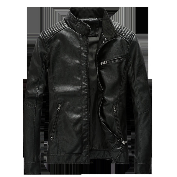 Chaqueta de Cuero para Motociclista Tallas Grandes