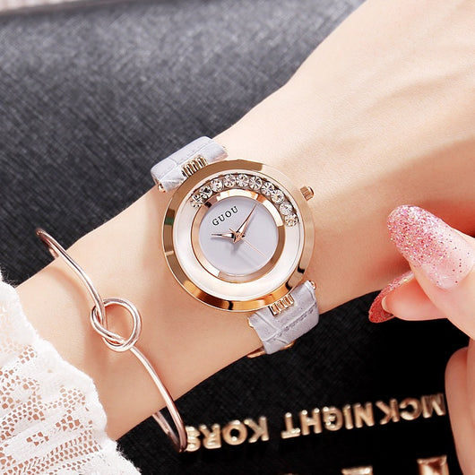 Reloj de Moda para Mujer con Cristales y Correa Impermeable - Image 4