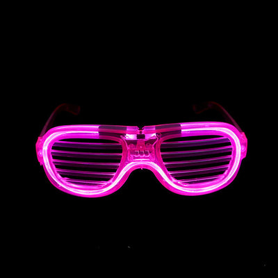 Gafas LED Luminosas de Fiesta - Lentes de Obturador Brillante Morado para Adultos y Niños - Image 20