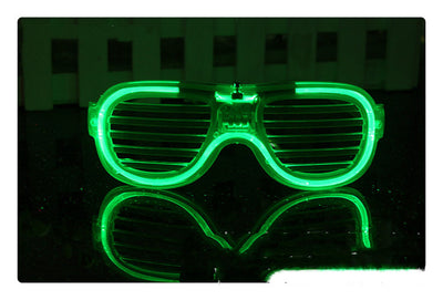 Gafas LED Luminosas de Fiesta - Lentes de Obturador Brillante Morado para Adultos y Niños - Image 5