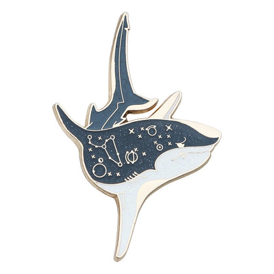 Broche Tiburón Océano Diseño Exclusivo Metal