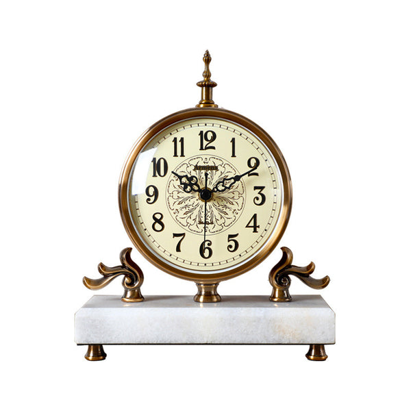 Reloj de Escritorio Silencioso Estilo Nórdico Retro Luz Luxury - Image 6