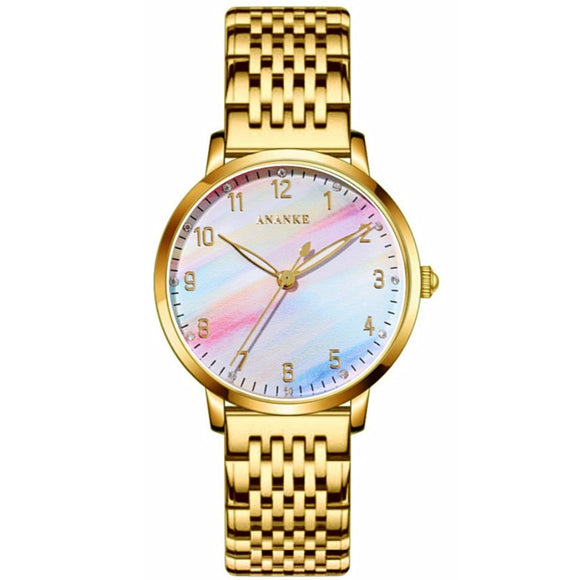 Reloj Casual para Mujer Arcoíris - Movimiento Japonés Elegante
