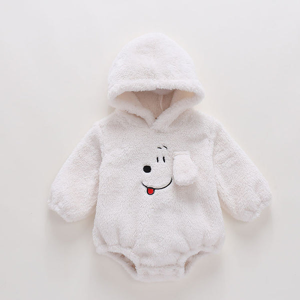 Traje de Baño Infantil Dálmata Acolchado de Una Pieza