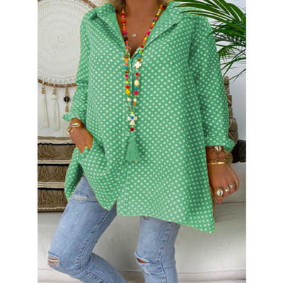 Blusa Suelta Elegante de Manga Larga - Image 10