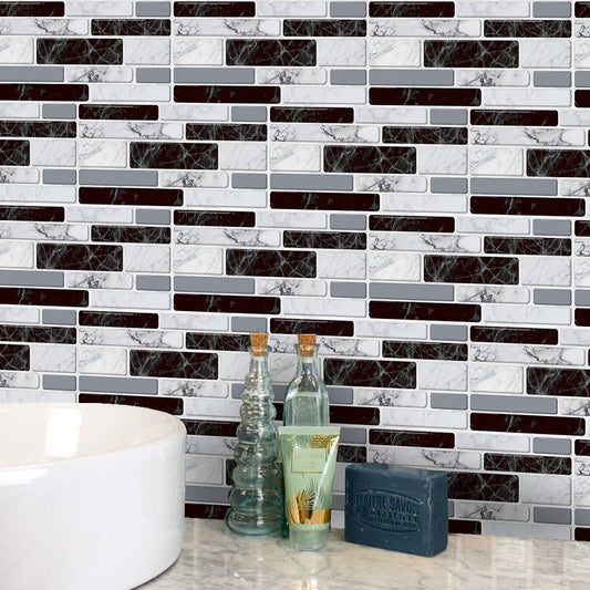Pegatinas Decorativas para Pared Blanco y Negro Clásico - Image 2