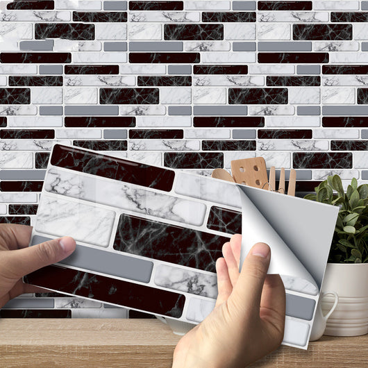 Pegatinas Decorativas para Pared Blanco y Negro Clásico