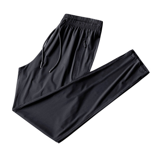 Pantalones Deportivos Hombre Talla Grande Transpirables Seda de Hielo Secado Rápido - Image 11