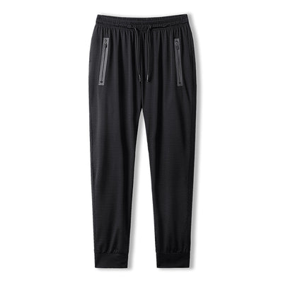 Pantalones Deportivos Hombre Talla Grande Transpirables Seda de Hielo Secado Rápido - Image 3