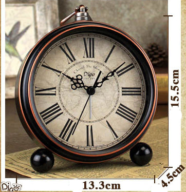 Reloj de Pared Silencioso Retro Europeo con Péndulo - Image 7
