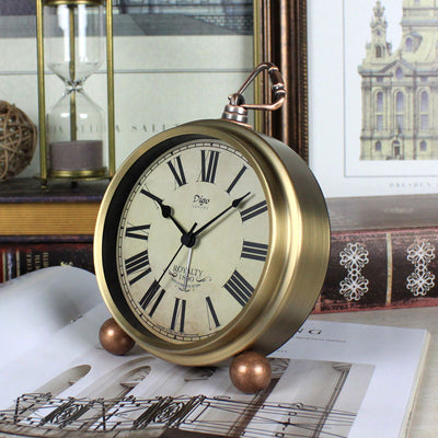 Reloj de Pared Silencioso Retro Europeo con Péndulo - Image 9