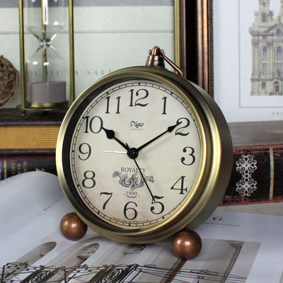 Reloj de Pared Silencioso Retro Europeo con Péndulo - Image 10