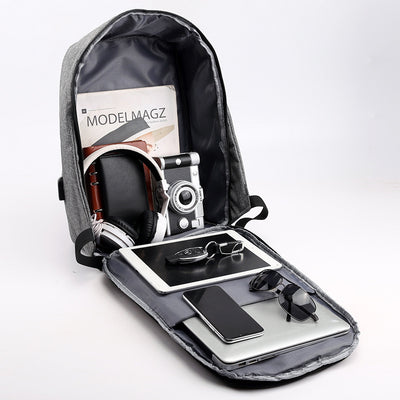 Mochila Antirrobo Ejecutiva con Puerto USB - Multifuncional para Hombre - Image 11