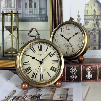 Reloj de Pared Silencioso Retro Europeo con Péndulo - Image 5