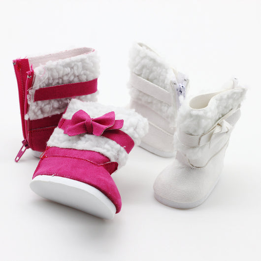 Botas para Muñeca de 18 Pulgadas con Cabello Sintético Estilo Americano - Image 3