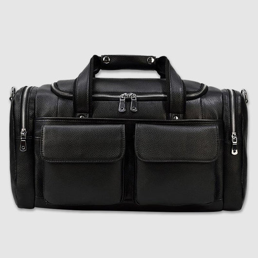 Bolsa de Viaje Corto Alcance en Cuero para Hombre - Gran Capacidad - Image 12