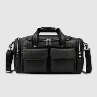 Bolsa de Viaje Corto Alcance en Cuero para Hombre - Gran Capacidad - Image 8