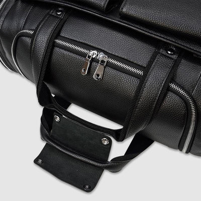 Bolsa de Viaje Corto Alcance en Cuero para Hombre - Gran Capacidad - Image 11