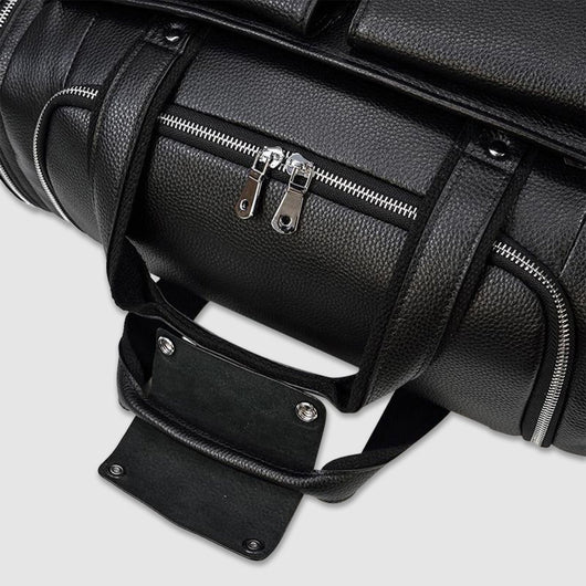 Bolsa de Viaje Corto Alcance en Cuero para Hombre - Gran Capacidad - Image 11