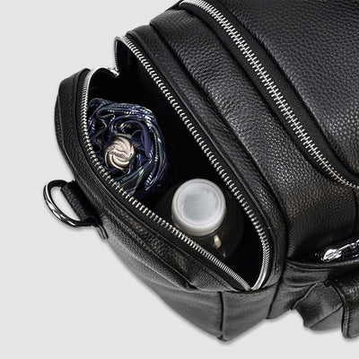 Bolsa de Viaje Corto Alcance en Cuero para Hombre - Gran Capacidad - Image 13