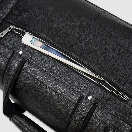 Bolsa de Viaje Corto Alcance en Cuero para Hombre - Gran Capacidad - Image 15
