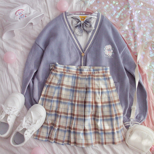 Cardigan Suéter Suelto para Mujer Estilo Universitario Soft Girl Primavera - Image 9