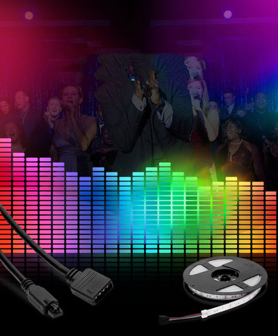 Sistema de Iluminación LED RGB Inteligente 5050 Resistente al Agua con Control por Voz - Image 7