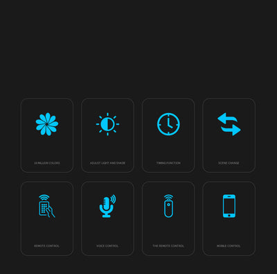 Sistema de Iluminación LED RGB Inteligente 5050 Resistente al Agua con Control por Voz - Image 11