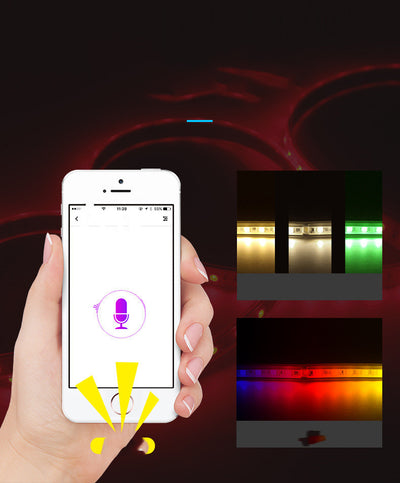 Sistema de Iluminación LED RGB Inteligente 5050 Resistente al Agua con Control por Voz - Image 14