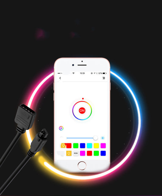Sistema de Iluminación LED RGB Inteligente 5050 Resistente al Agua con Control por Voz - Image 17
