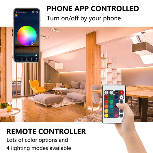 Sistema de Iluminación LED RGB Inteligente 5050 Resistente al Agua con Control por Voz - Image 5