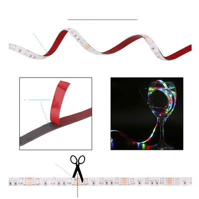 Sistema de Iluminación LED RGB Inteligente 5050 Resistente al Agua con Control por Voz - Image 3