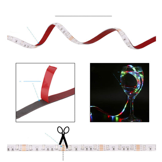 Sistema de Iluminación LED RGB Inteligente 5050 Resistente al Agua con Control por Voz - Image 3