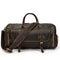 Bolsa de Viaje Cuero Crazy Horse Retro - Equipaje de Gran Capacidad para Hombre
