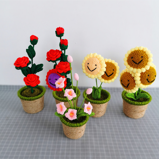 Peluche Decorativo Girasol y Rosa - Planta Suave para Dormitorio y Hogar - Image 11
