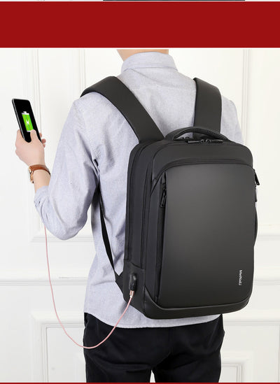 Mochila de Viaje Ejecutiva Impermeable con Puerto USB - Ideal para Trabajo y Negocios - Image 14