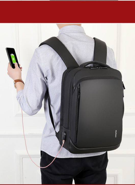 Mochila de Viaje Ejecutiva Impermeable con Puerto USB - Ideal para Trabajo y Negocios - Image 14