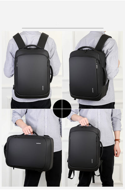 Mochila de Viaje Ejecutiva Impermeable con Puerto USB - Ideal para Trabajo y Negocios - Image 16