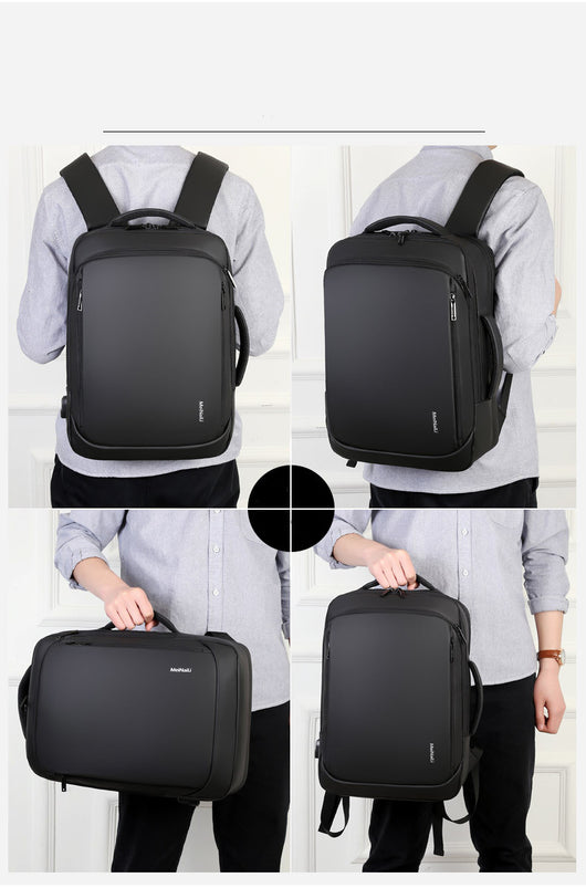 Mochila de Viaje Ejecutiva Impermeable con Puerto USB - Ideal para Trabajo y Negocios - Image 16