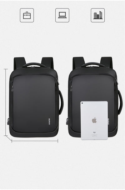 Mochila de Viaje Ejecutiva Impermeable con Puerto USB - Ideal para Trabajo y Negocios - Image 18