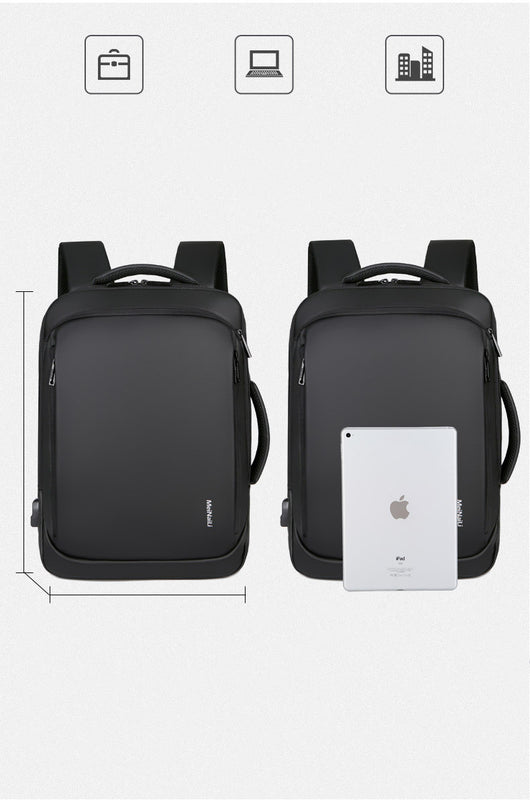 Mochila de Viaje Ejecutiva Impermeable con Puerto USB - Ideal para Trabajo y Negocios - Image 18