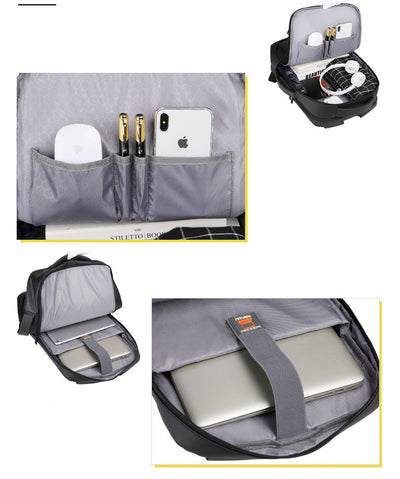 Mochila de Viaje Ejecutiva Impermeable con Puerto USB - Ideal para Trabajo y Negocios - Image 17