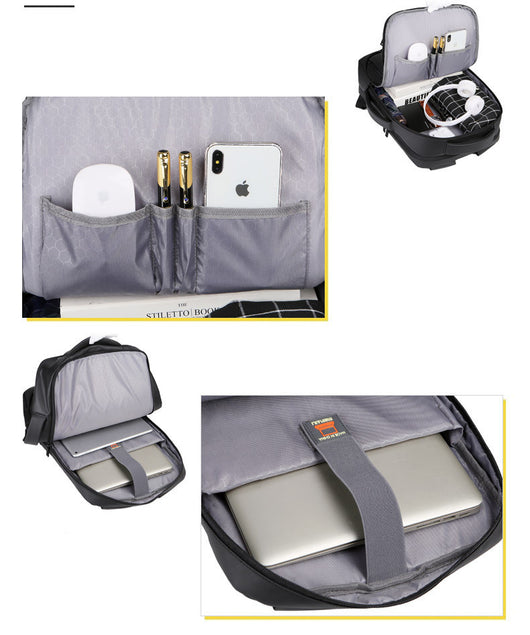 Mochila de Viaje Ejecutiva Impermeable con Puerto USB - Ideal para Trabajo y Negocios - Image 17