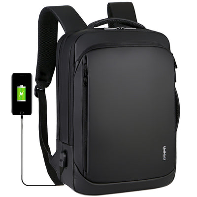 Mochila de Viaje Ejecutiva Impermeable con Puerto USB - Ideal para Trabajo y Negocios - Image 19