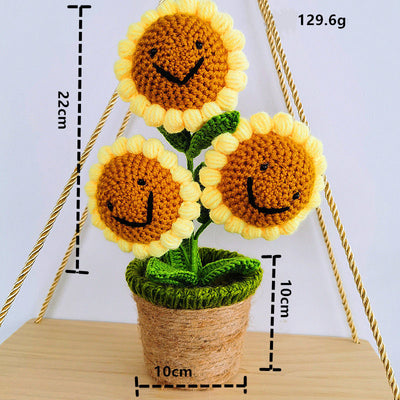 Peluche Decorativo Girasol y Rosa - Planta Suave para Dormitorio y Hogar - Image 15