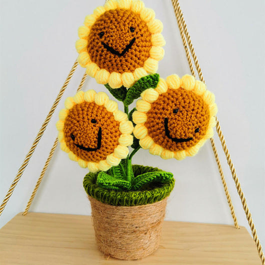 Peluche Decorativo Girasol y Rosa - Planta Suave para Dormitorio y Hogar - Image 6