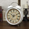 Reloj Despertador Retro de 8 Pulgadas con Números Romanos y Campana Metálica