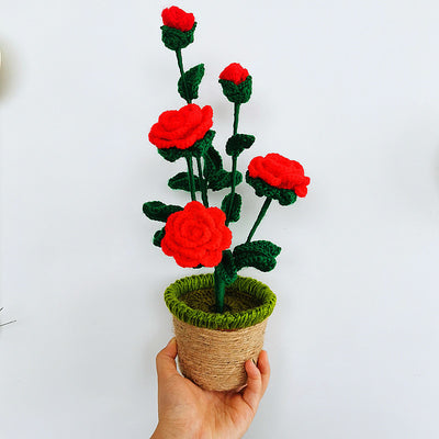 Peluche Decorativo Girasol y Rosa - Planta Suave para Dormitorio y Hogar - Image 3