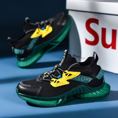 Zapatillas Luminosas para Correr Nocturno - Deportivas Ligeras con Partículas Reflectantes - Image 9