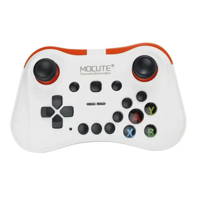 Black and red wireless Bluetooth gamepad with dual joysticks, D-pad, and colorful A, B, X, Y buttons. - Image 8